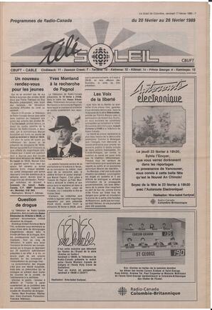 Le Soleil de Colombie, February 17, 1989, page 7