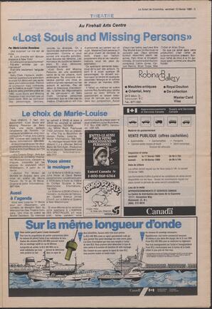 Le Soleil de Colombie, February 10, 1989, page 5