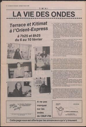 Le Soleil de Colombie, February 3, 1989, page 10