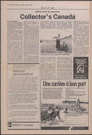Le Soleil de Colombie, January 27, 1989, page 6