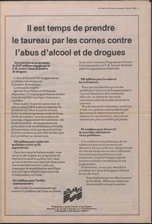 Le Soleil de Colombie, January 27, 1989, page 5