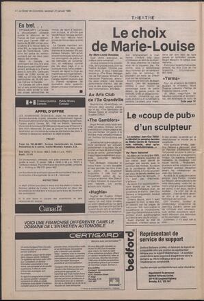 Le Soleil de Colombie, January 27, 1989, page 4
