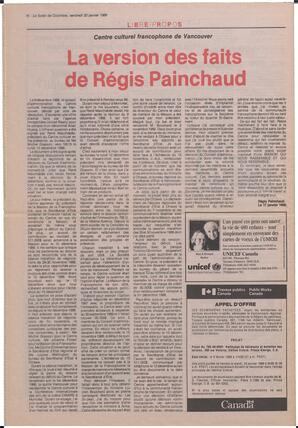 Le Soleil de Colombie, January 20, 1989, page 16