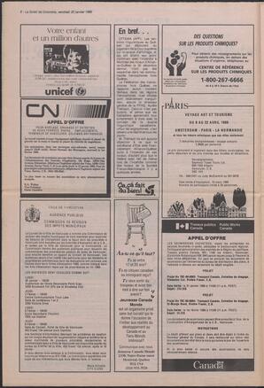 Le Soleil de Colombie, January 20, 1989, page 6