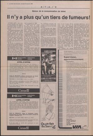Le Soleil de Colombie, January 20, 1989, page 4