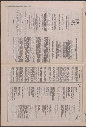 Le Soleil de Colombie, December 23, 1988, page 10