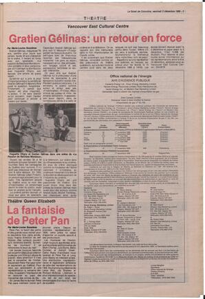 Le Soleil de Colombie, December 2, 1988, page 5