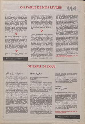 Le Soleil de Colombie, November 18, 1988, page 47