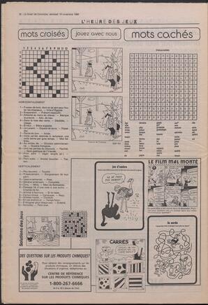 Le Soleil de Colombie, November 18, 1988, page 32