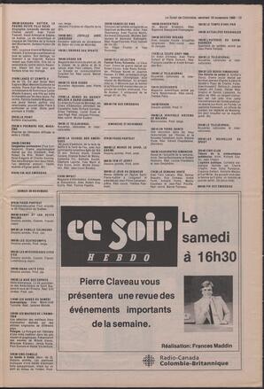Le Soleil de Colombie, November 18, 1988, page 29
