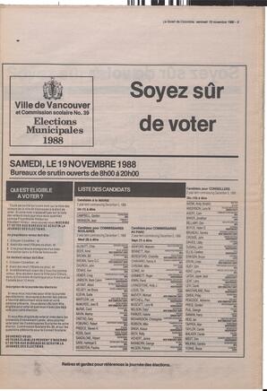 Le Soleil de Colombie, November 18, 1988, page 25