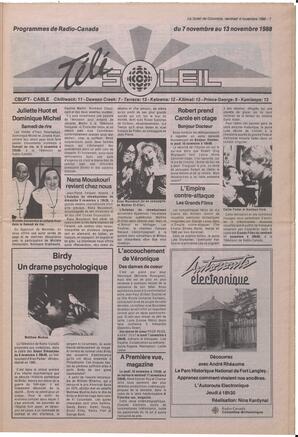 Le Soleil de Colombie, November 4, 1988, page 7