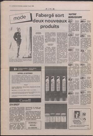 Le Soleil de Colombie, October 14, 1988, page 13