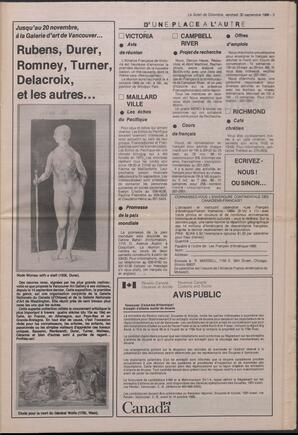 Le Soleil de Colombie, September 30, 1988, page 3