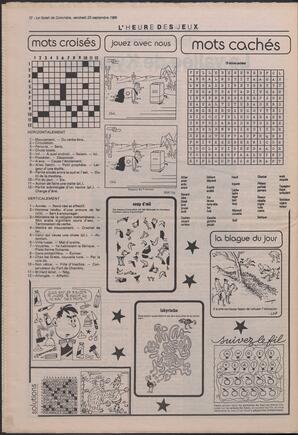 Le Soleil de Colombie, September 23, 1988, page 12