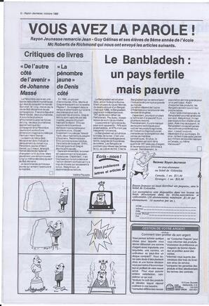 Le Soleil de Colombie, September 2, 1988, page 22