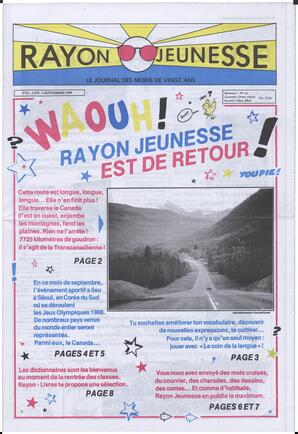 Le Soleil de Colombie, September 2, 1988, page 13
