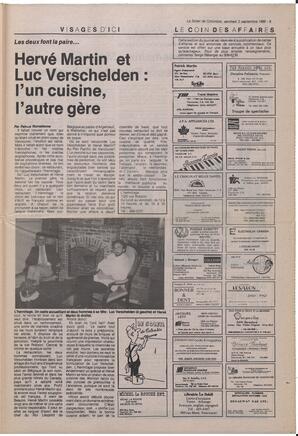 Le Soleil de Colombie, September 2, 1988, page 9