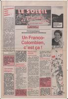 Le Soleil de Colombie, August 26, 1988