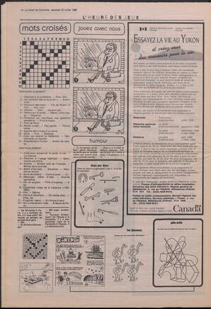 Le Soleil de Colombie, July 22, 1988, page 14