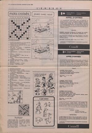 Le Soleil de Colombie, July 8, 1988, page 14
