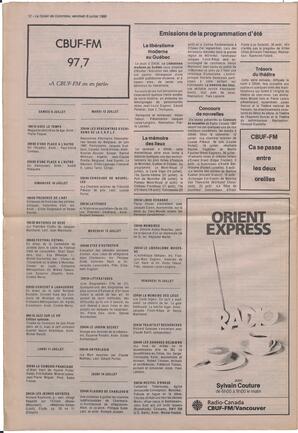 Le Soleil de Colombie, July 8, 1988, page 12