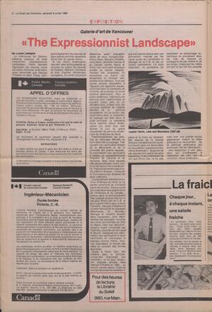 Le Soleil de Colombie, July 8, 1988, page 8