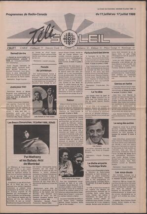 Le Soleil de Colombie, July 8, 1988, page 5