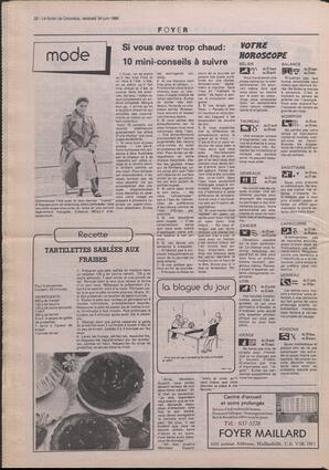Le Soleil de Colombie, June 24, 1988, page 22