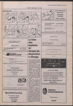 Le Soleil de Colombie, June 24, 1988, page 19