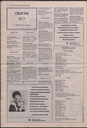 Le Soleil de Colombie, June 24, 1988, page 14