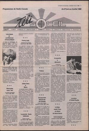 Le Soleil de Colombie, June 24, 1988, page 11