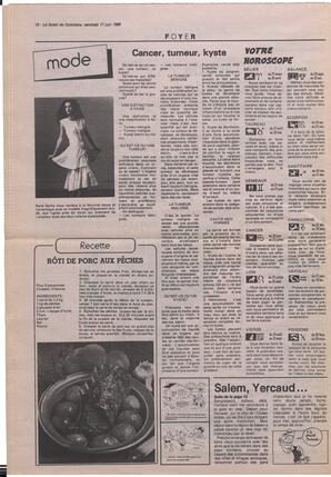 Le Soleil de Colombie, June 17, 1988, page 18