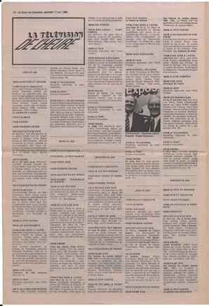 Le Soleil de Colombie, June 17, 1988, page 10