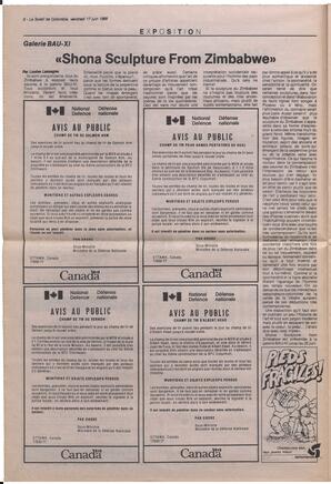 Le Soleil de Colombie, June 17, 1988, page 6
