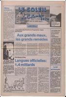 Le Soleil de Colombie, June 10, 1988