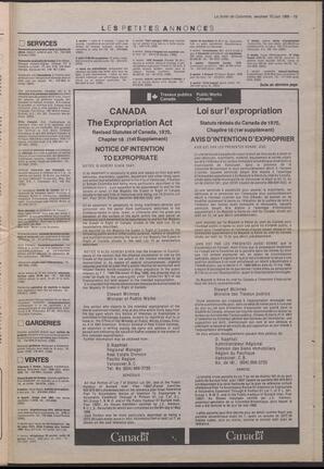 Le Soleil de Colombie, June 10, 1988, page 19