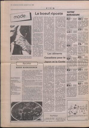 Le Soleil de Colombie, June 10, 1988, page 18