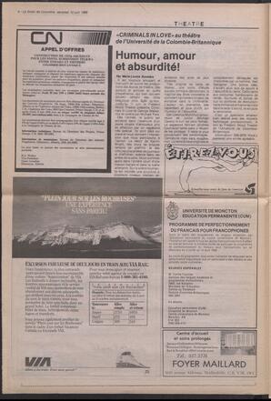 Le Soleil de Colombie, June 10, 1988, page 4