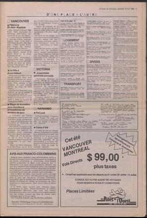 Le Soleil de Colombie, June 10, 1988, page 3