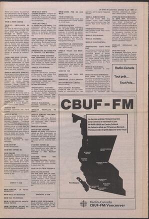 Le Soleil de Colombie, June 3, 1988, page 9