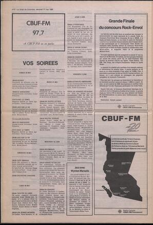 Le Soleil de Colombie, May 27, 1988, page 10