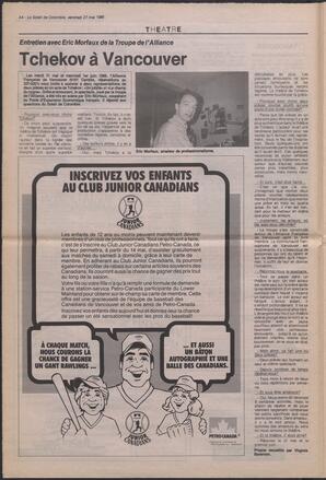 Le Soleil de Colombie, May 27, 1988, page 4