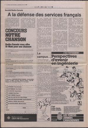 Le Soleil de Colombie, May 20, 1988, page 4