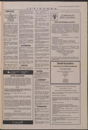 Le Soleil de Colombie, May 6, 1988, page 15