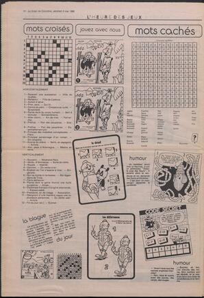 Le Soleil de Colombie, May 6, 1988, page 14