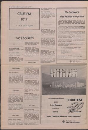 Le Soleil de Colombie, May 6, 1988, page 12
