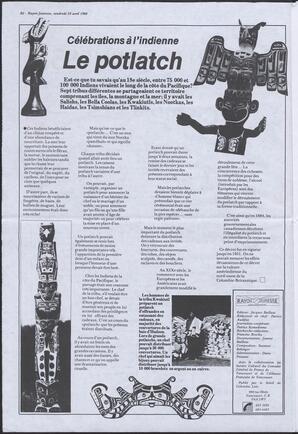 Le Soleil de Colombie, April 29, 1988, page 16