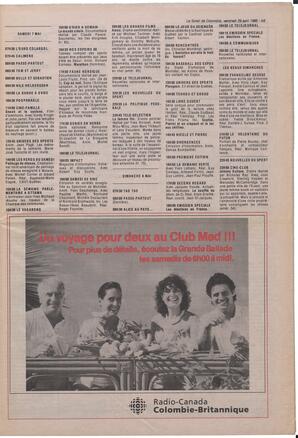 Le Soleil de Colombie, April 29, 1988, page 9