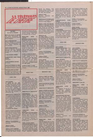 Le Soleil de Colombie, April 29, 1988, page 8